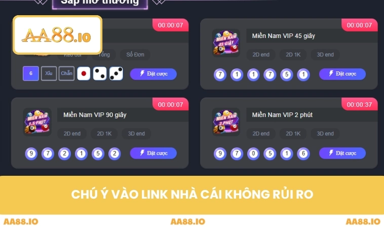 Chú ý vào link nhà cái không rủi ro