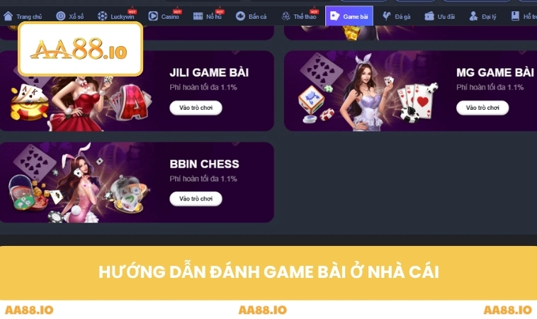 Hướng dẫn đánh game bài ở nhà cái