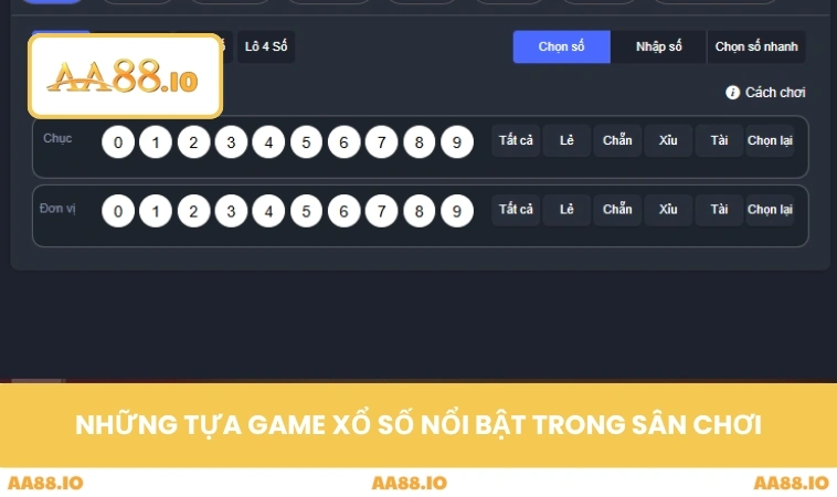 Xổ Số AA88 2 Những tựa game xổ số nổi bật trong sân chơi