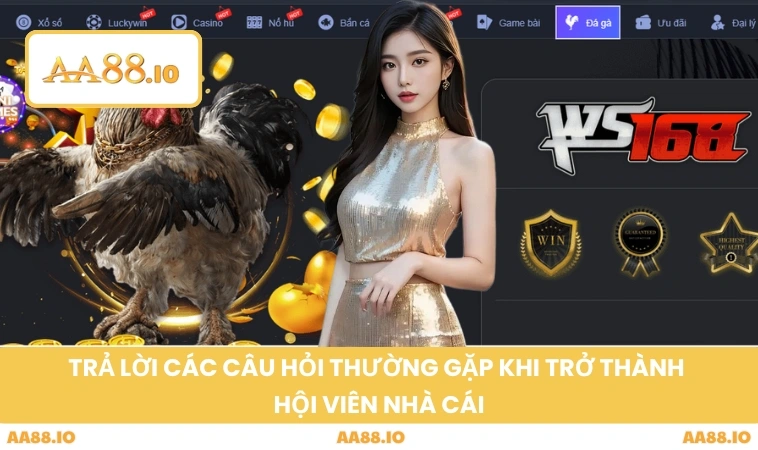 Trả lời các câu hỏi thường gặp khi trở thành hội viên nhà cái